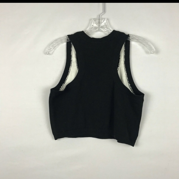 BCBGeneration crop racer back sweater - Picture 2 of 5